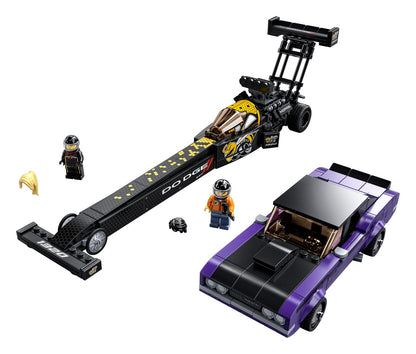 76904 Mopar Dodge//SRT Top Fuel Dragster and 1970 Dodge Challenger T/A (Retired) LEGO Speed Champions