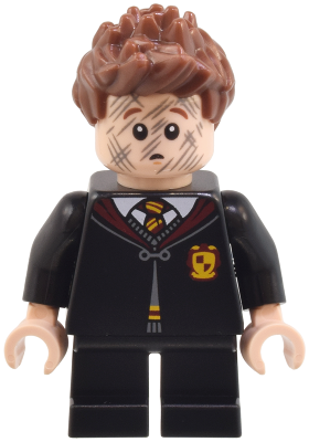 Seamus Finnigan - Gryffindor Robe Clasped, Black Short Legs (hp491)
