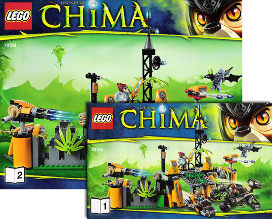 70134 Lavertus' Outland Base (Used) LEGO Legends of Chima