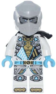 Zane - Dragons Rising, Tunic with Shoulder Armor, Head Wrap, Scabbard (njo0939)