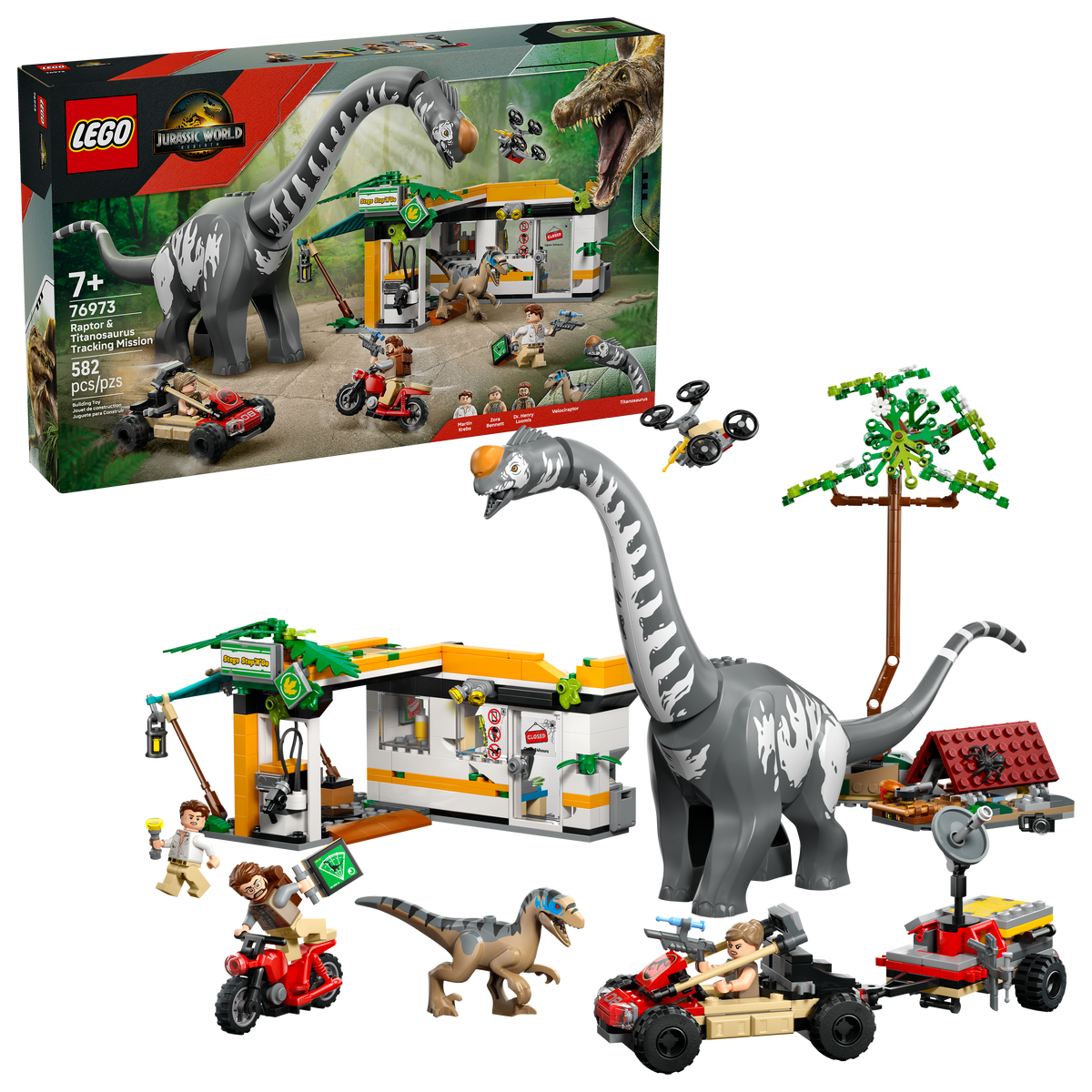 76973 Raptor & Titanosaurus Tracking Mission (Retired) LEGO Jurassic World