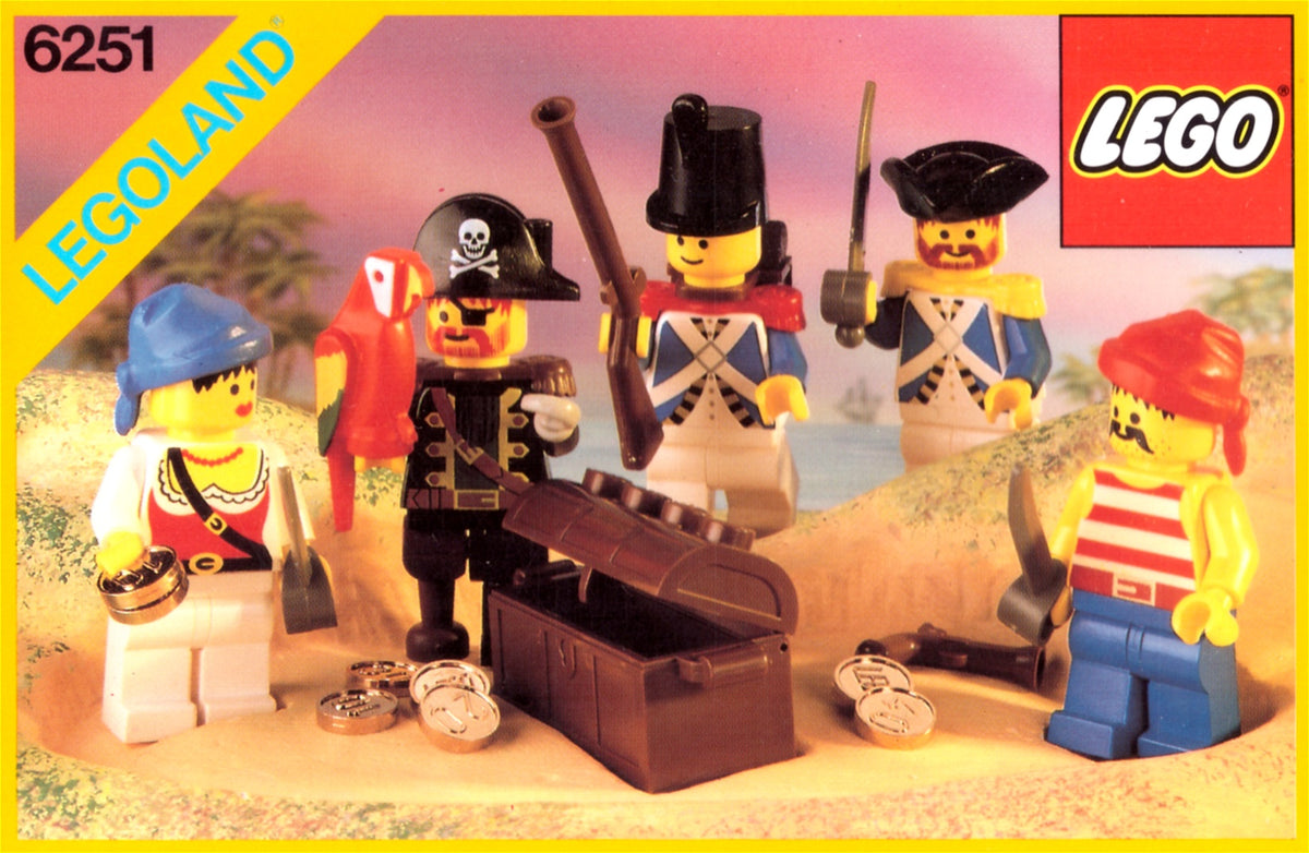 6251 Pirate Mini Figures (Used) LEGO Pirates