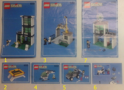 6332 Command Post Central (Used) LEGO Town