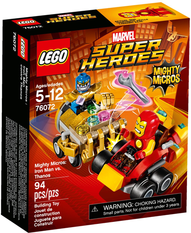 76072 Mighty Micros: Iron Man vs. Thanos (Retired) LEGO Super Heroes