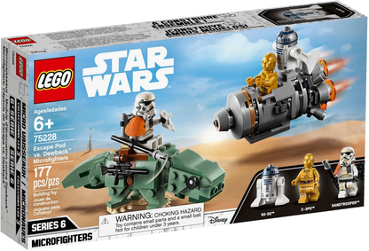 75228 Escape Pod vs. Dewback Microfighters (Retired) LEGO Star Wars