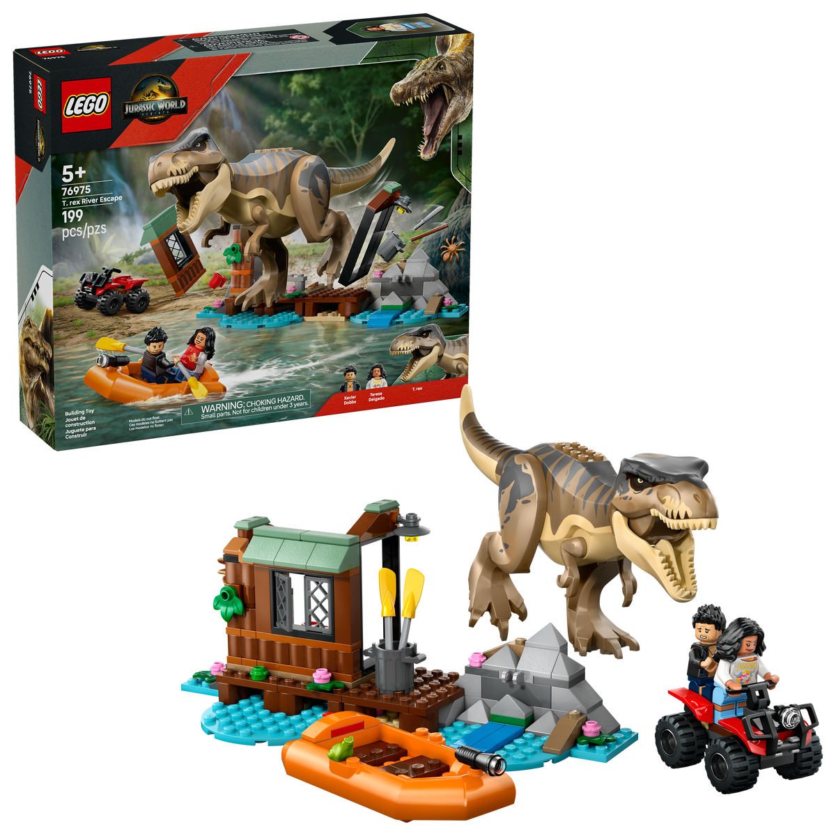 76975 T. rex River Escape (Retired) LEGO Jurassic World