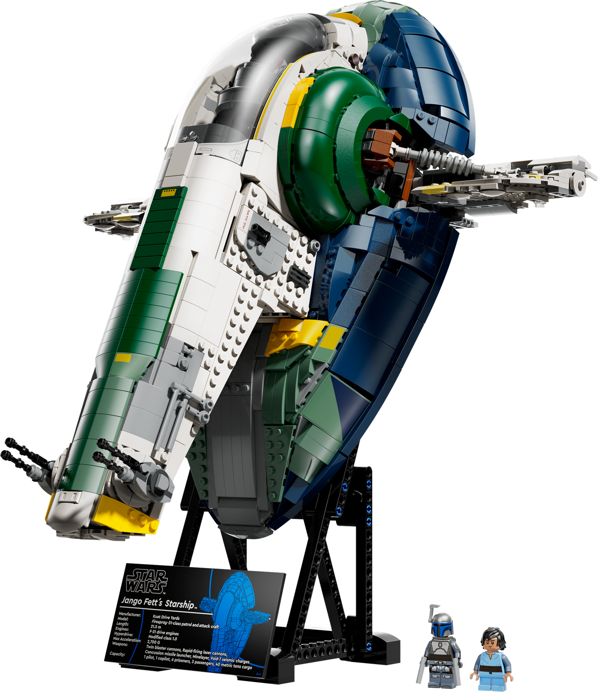 75409 Jango Fett's Firespray-Class Starship (Used) LEGO Star Wars