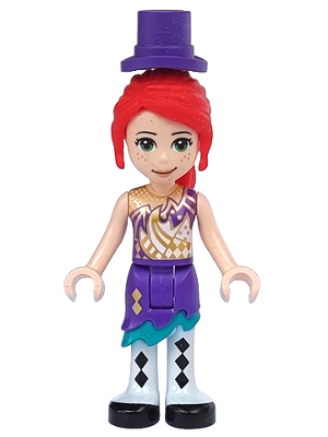 Friends Mia - Dark Purple Skirt and Top Hat (frnd0471)