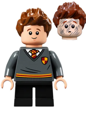 Seamus Finnigan - Gryffindor Sweater with Crest, Black Short Legs (hp268)
