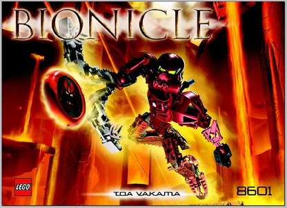 8601 Toa Vakama (SDCC 2004 exclusive) (Certified) LEGO BIONICLE