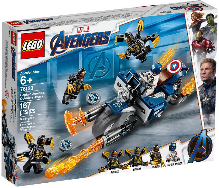 76123 Captain America: Outriders Attack (Retired) LEGO Super Heroes