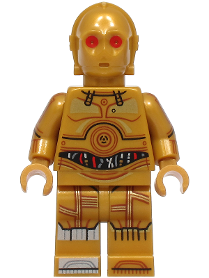 C-3PO - Printed Legs, Toes and Arms, Red Eyes (sw1440)