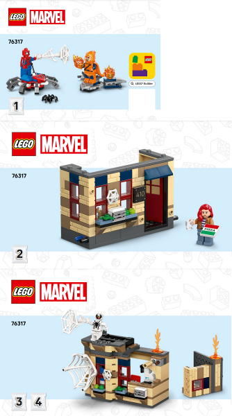 76317 Peter Parker's Apartment (Used) LEGO Super Heroes