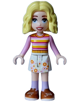 Enid Sinclair - Bright Pink Striped Sweater (wed003)