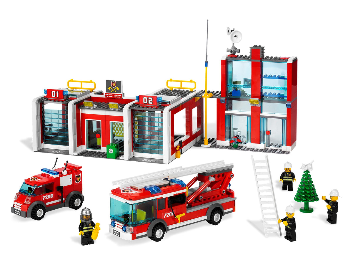7208 Fire Station (Retired) LEGO City