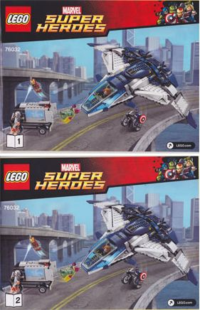 76032 The Avengers Quinjet City Chase (Used) LEGO Super Heroes