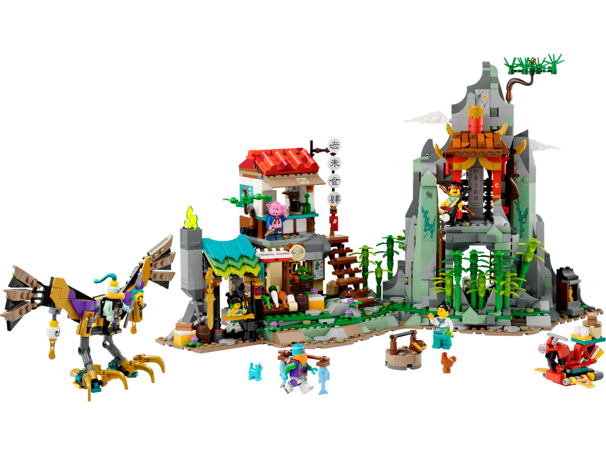 80044 Monkie Kid's Team Hideout (Used) LEGO Monkie Kid