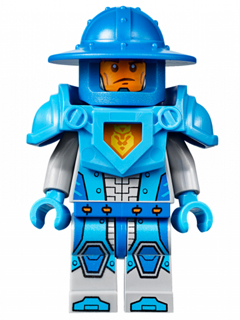 Royal Soldier / King's Guard - Blue Helmet with Broad Brim, Dark Azure Armor and Hands (nex019)