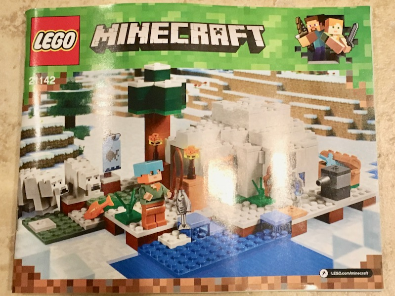 21142 The Polar Igloo (Used) LEGO Minecraft