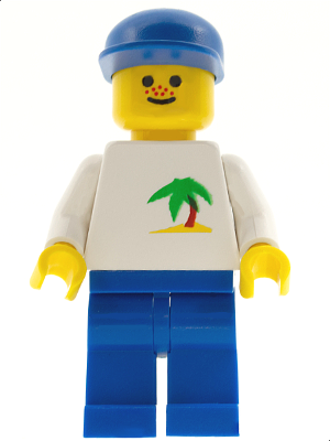 Palm Tree - Blue Legs, Blue Cap (trn036)