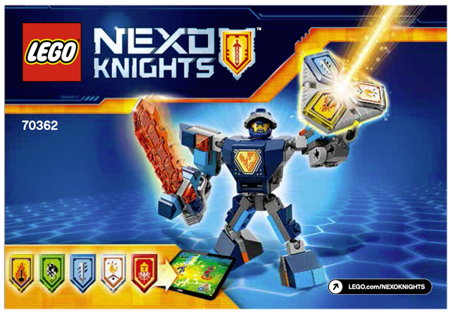 70362 Battle Suit Clay (Used) LEGO Nexo Knights