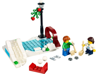 40107 Winter Skating Scene - Limited Edition 2014 Holiday Set (Used) LEGO Creator