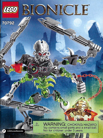 70792 Skull Slicer (Used) LEGO BIONICLE