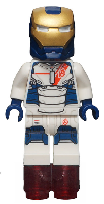 Iron Legion - Trans-Neon Orange Head, Helmet with Visor (sh0168)