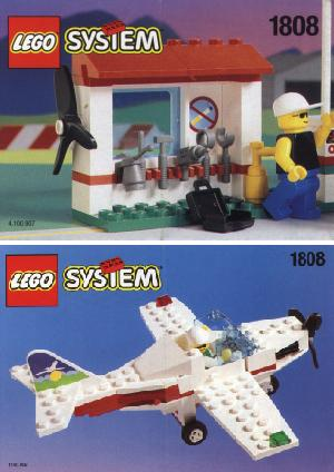 1808 Light Aircraft and Ground Support (Certified) LEGO Town