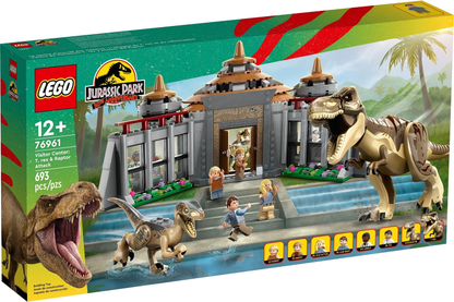 76961 Visitor Center: T. rex & Raptor Attack (Retired) LEGO Jurassic World