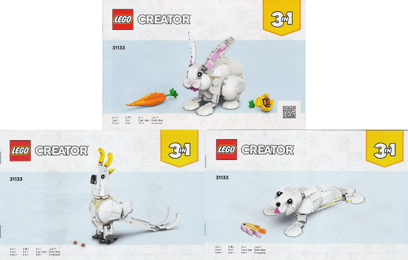 31133 White Rabbit (Used) LEGO Creator