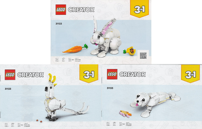 31133 White Rabbit (Used) LEGO Creator