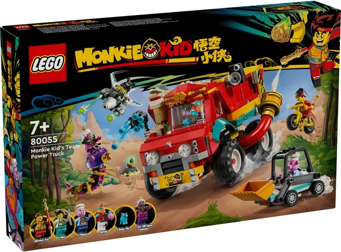 80055 Monkie Kid's Team Power Truck (Retired) LEGO Monkie Kid