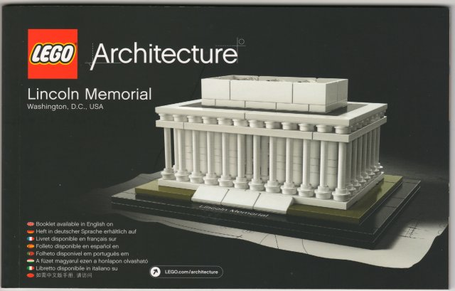 21022 Lincoln Memorial (Certified) LEGO Architecture