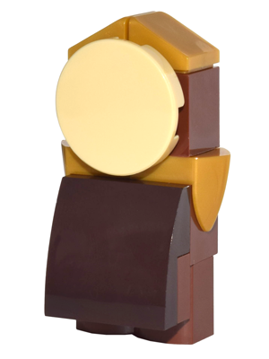 Cogsworth - Dark Brown Curved Front without Stickers (dp029)