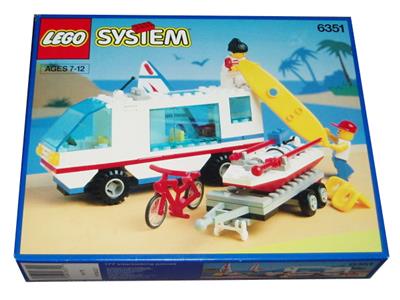 6351 Surf N' Sail Camper (Retired) LEGO Town
