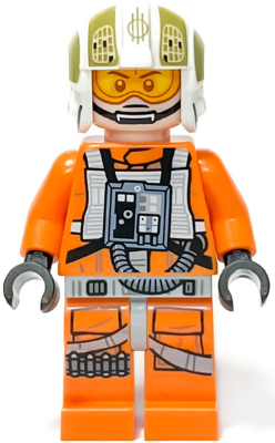 Rebel Pilot Y-wing (Jon 'Dutch' Vander, Gold Leader) - Printed Legs (sw1279)