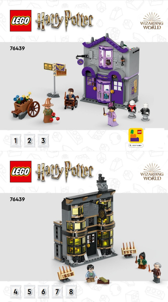 76439 Ollivanders & Madam Malkin's Robes (Certified) LEGO Harry Potter