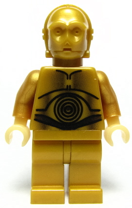 C-3PO - Pearl Gold with Pearl Light Gold Hands (sw0161)