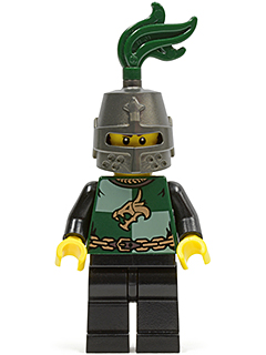 Kingdoms - Dragon Knight Quarters, Helmet Closed, Long Brown Moustache (cas454)