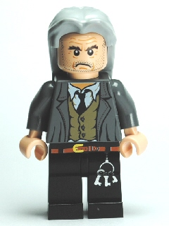 Argus Filch - Light Bluish Gray Long Hair (hp097)