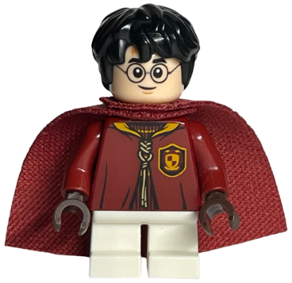 Harry Potter - Dark Red Quidditch Uniform with Cape, White Short Legs (hp138)