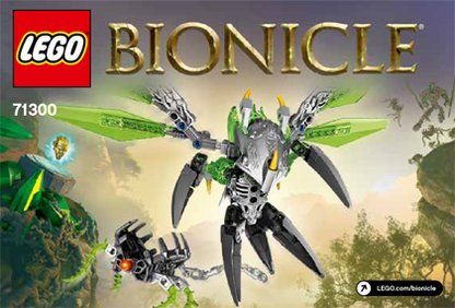 71300 Uxar - Creature of Jungle (Certified) LEGO BIONICLE