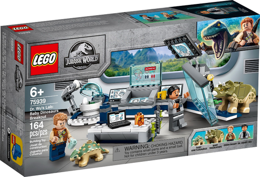 75939 Dr. Wu's Lab: Baby Dinosaurs Breakout (Retired) LEGO Jurassic World