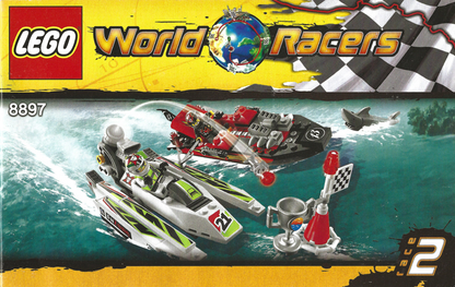 8897 Jagged Jaws Reef (Used) LEGO World Racers