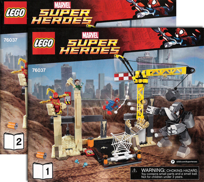 76037 Rhino and Sandman Super Villain Team-up (Certified) LEGO Super Heroes