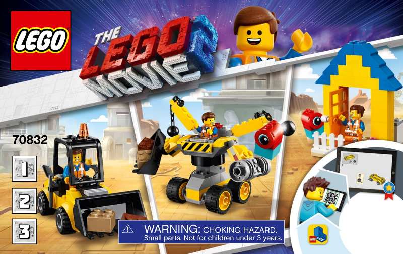 70832 Emmet's Builder Box! (Certified) LEGO The LEGO Movie 2