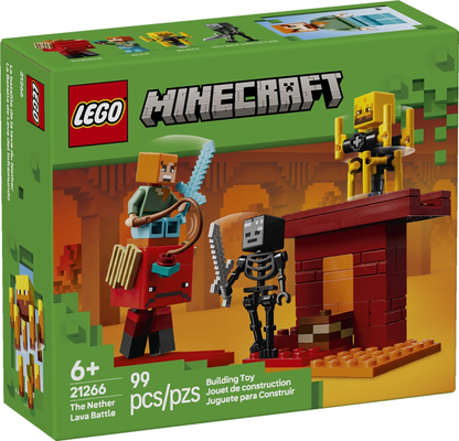 21266 The Nether Lava Battle (Retired) LEGO Minecraft