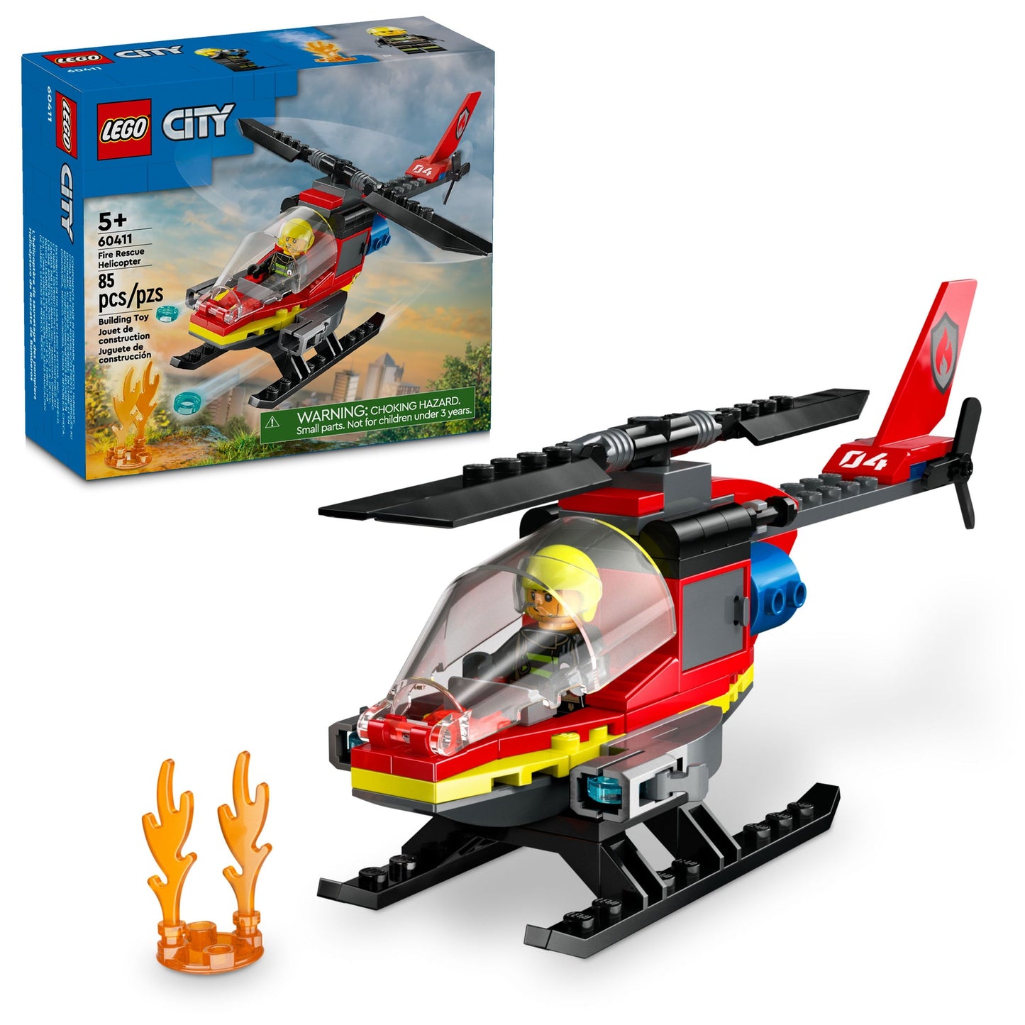 60411 Fire Rescue Helicopter