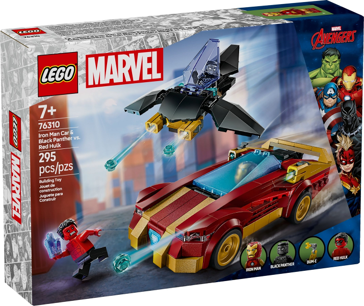 76310 Iron Man Car & Black Panther vs. Red Hulk (Retired) LEGO Super Heroes